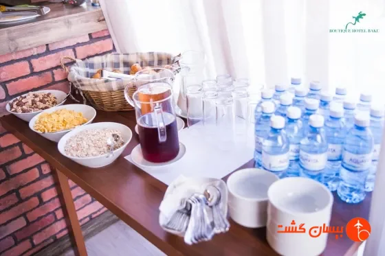 فضای رستورانی و صبحانه هتل بوتیک باکو - تصویر 29