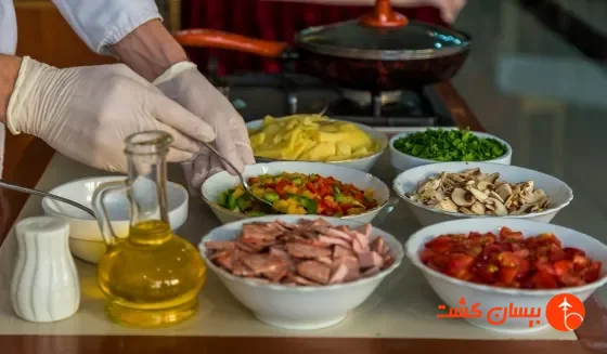 فضای رستورانی و صبحانه هتل گورود باکو - تصویر 17