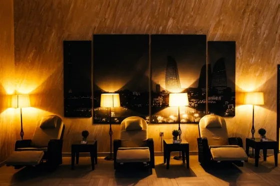 فضای رستورانی و صبحانه هتل ریچ هتل باکو 4429