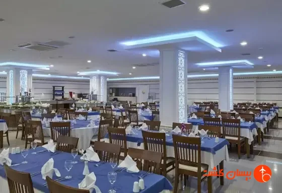 فضای رستورانی و صبحانه هتل پالمت ریزورت کریش آنتالیا - تصویر 27