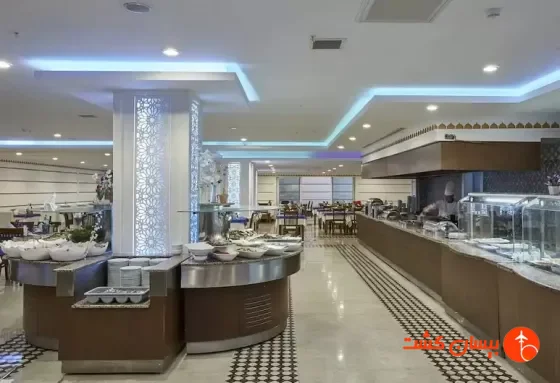 فضای رستورانی و صبحانه هتل پالمت ریزورت کریش آنتالیا - تصویر 25