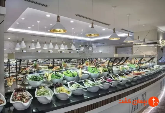 فضای رستورانی و صبحانه هتل آیدین بی کویین پالاس آنتالیا - تصویر 42