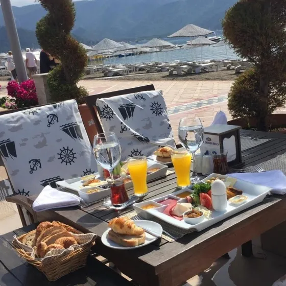 فضای رستورانی و صبحانه هتل پاسا گاردن بیچ مارماریس 79238