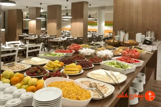 فضای رستورانی و صبحانه هتل بیربی استانبول - تصویر 18
