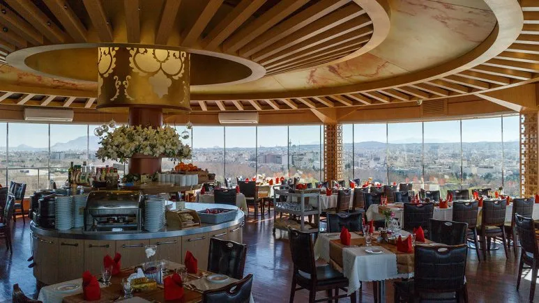 فضای رستورانی و صبحانه هتل آسمان اصفهان 88009