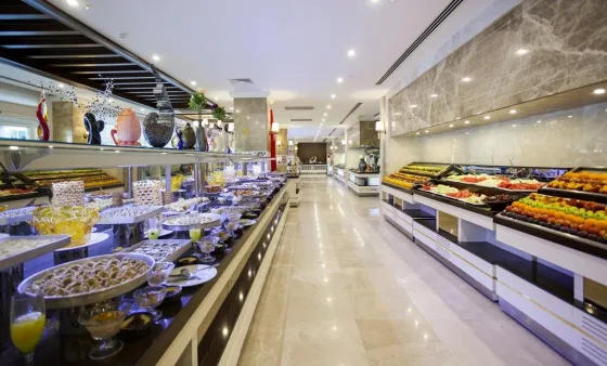 فضای رستورانی و صبحانه هتل کارمیر ریزورت کمر آنتالیا 98114