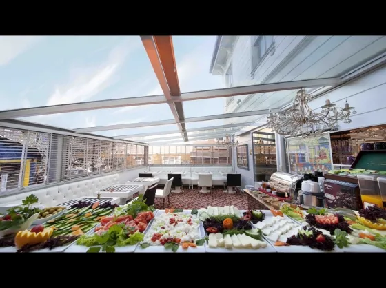فضای رستورانی و صبحانه هتل سلطان طغرا استانبول - تصویر 66
