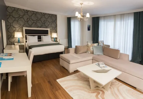 تصویر 125080 فضای اتاق های هتل ترکوز سوئیت بسفروس استانبول 