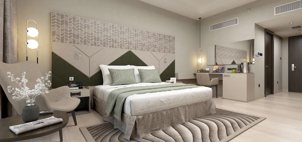 فضای اتاق های هتل اسیدنتال الجداف دبی 136699