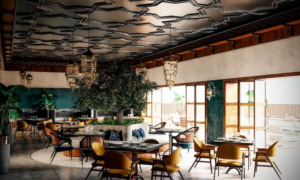 فضای رستورانی و صبحانه هتل اسیدنتال الجداف دبی 136708