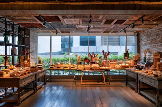 فضای رستورانی و صبحانه هتل کرون پلازا دبی مارینا 196480