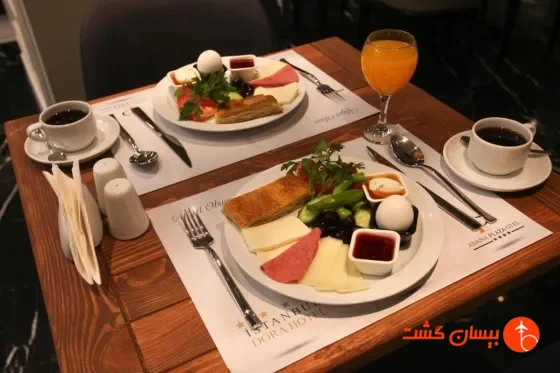 فضای رستورانی و صبحانه هتل دورا پرا استانبول - تصویر 25