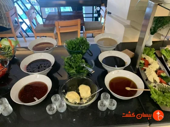 فضای رستورانی و صبحانه هتل نیلز وان - تصویر 15