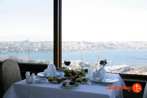 فضای رستورانی و صبحانه هتل گرند هالیک استانبول - تصویر 14