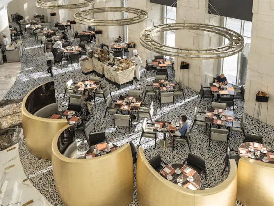 فضای رستورانی و صبحانه هتل شانگری لا دبی  195795